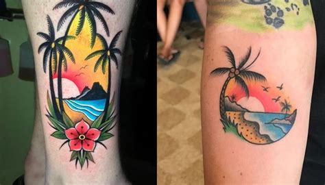 tatuajes palmeras|Los 20 tatuajes de palmeras más bonitos para conectar con el。